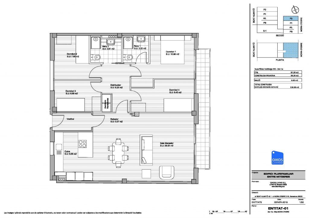 Exclusiva promoción de obra nueva en vallcarca barcelona